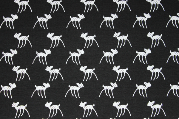 Jersey Rehe schwarz (10 cm)